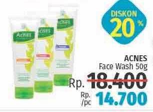 Promo Harga ACNES Facial Wash 50 gr - LotteMart