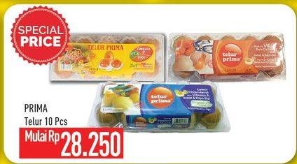Promo Harga Telur Prima Telur Ayam 10 pcs - Hypermart