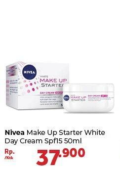 Promo Harga NIVEA Make Up Starter White Day Cream White Day Cream SPF15 50 ml - Carrefour