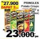 Promo Harga PRINGLES Potato Crisps All Variants 107 gr - Giant