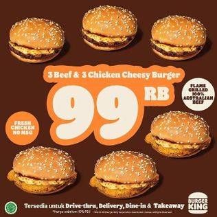 Promo Harga BURGER KING Burger  - Burger King