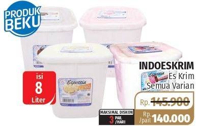 Promo Harga INDOESKRIM Bulk Ice Cream All Variants 8000 ml - Lotte Grosir