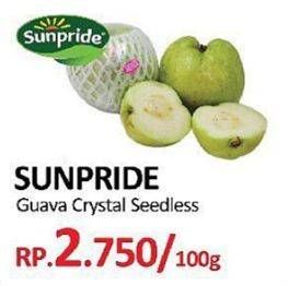 Promo Harga SUNPRIDE Guava Crystal per 100 gr - Yogya