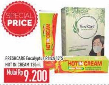 Promo Harga Fresh Care Eucalyptus Patch/Hot In Cream Strong  - Hypermart