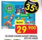 Promo Harga So Good Chicken Nugget Original, Jets 400 gr - Superindo