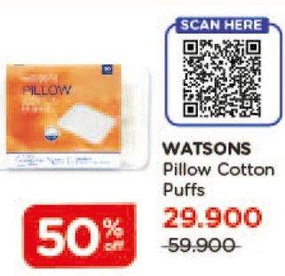 Promo Harga WATSONS Pillow Cotton Puff  - Watsons