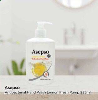 Promo Harga Asepso Hand Wash Lemon Fresh 225 ml - TIP TOP