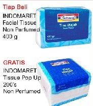 Promo Harga INDOMARET Facial Tissue Non Perfumed 400 gr - Indomaret