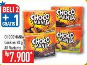 Promo Harga CHOCO MANIA Choco Chip Cookies All Variants 90 gr - Hypermart