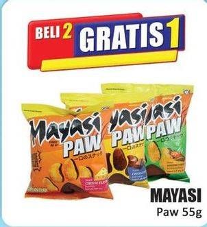 Promo Harga Mayasi Snack Paw 55 gr - Hari Hari