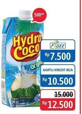 Promo Harga HYDRO COCO Minuman Kelapa Original 500 ml - Alfamidi