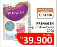 Promo Harga PRENAGEN Yoghurt Strawberry 200 gr - Alfamidi