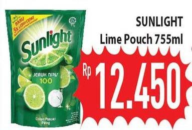 Promo Harga SUNLIGHT Pencuci Piring Jeruk Nipis 100 755 ml - Hypermart