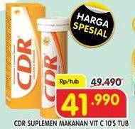 Promo Harga CDR Suplemen Makanan Jeruk 10 pcs - Superindo