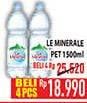 Promo Harga Le Minerale Air Mineral 1500 ml - Hypermart