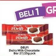 Promo Harga Delfi Chocolate Dairy Milk 27 gr - Indomaret