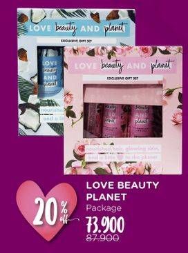 Promo Harga LOVE BEAUTY AND PLANET Gift Pack  - Watsons