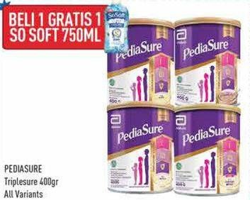 Promo Harga Pediasure Triplesure All Variants 400 gr - Hypermart