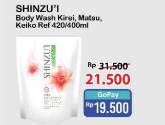 Promo Harga Shinzui Body Cleanser Keiko, Kirei, Matsu 420 ml - Alfamart