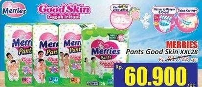 Promo Harga Merries Pants Good Skin XXL28 28 pcs - Hari Hari