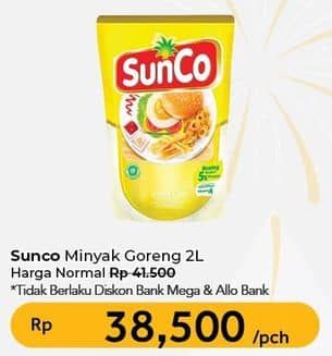 Promo Harga Sunco Minyak Goreng 2000 ml - Carrefour