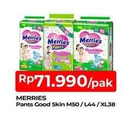 Promo Harga Merries Pants Good Skin M50, L44, XL38 38 pcs - TIP TOP