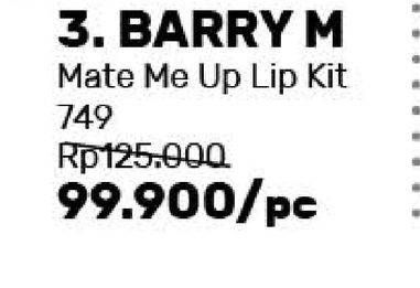 Promo Harga BARRY M Matte Me Up Liquid Lip Paint 749  - Guardian