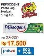 Promo Harga Pepsodent Pasta Gigi Action 123 Herbal 190 gr - Indomaret