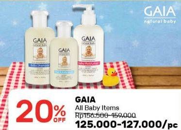 Promo Harga GAIA Baby Moisturiser All Variants 250 ml - Guardian