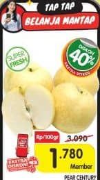 Promo Harga Pear Century per 100 gr - Superindo