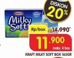 Promo Harga KRAFT Milky Soft 165 gr - Superindo