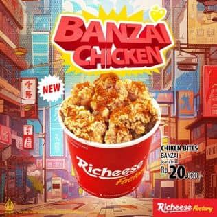 Promo Harga Chicken Bites Banzai  - Richeese Factory