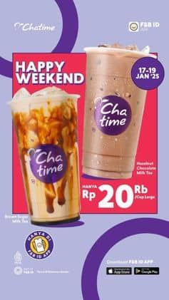 Promo Harga Happy Weekend  - Chatime