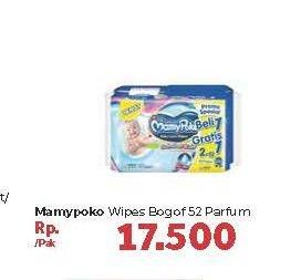 Promo Harga MAMY POKO Baby Wipes Perfumed 52 pcs - Carrefour