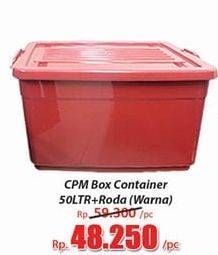 Promo Harga CPM Container Box + Roda Warna 50000 ml - Hari Hari