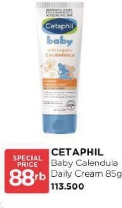 Promo Harga Cetaphil Baby Advanced Protection Cream With Organic Calendula 85 gr - Watsons