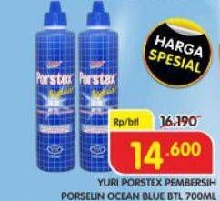 Promo Harga Yuri Porstex Regular Pembersih Toilet Ocean Blue 700 ml - Superindo