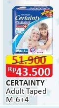 Promo Harga Certainty Adult Diapers M10 10 pcs - Alfamart