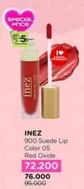 Promo Harga Inez Suede Lip Cream 05 Red Oxide  - Watsons