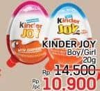 Promo Harga Kinder Joy Chocolate Crispy Girls, Boys 20 gr - LotteMart