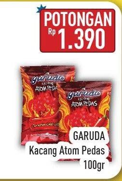 Promo Harga GARUDA Kacang Atom Pedas 100 gr - Hypermart