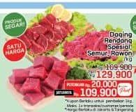 Promo Harga Daging Rendang, Semur, Rawon  - LotteMart