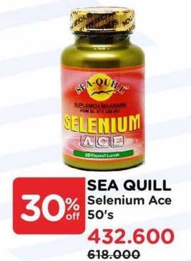 Promo Harga Sea Quill Selenium Ace 50 pcs - Watsons