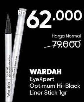 Promo Harga WARDAH EyeXpert Optimum Hi Black Liner 1 gr - Guardian