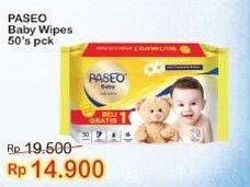 Promo Harga PASEO Baby Wipes 50 pcs - Indomaret