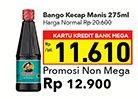 Promo Harga BANGO Kecap Manis 275 ml - Carrefour