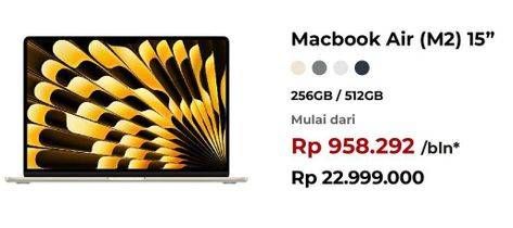 Promo Harga Apple Macbook Air M2  - Erafone
