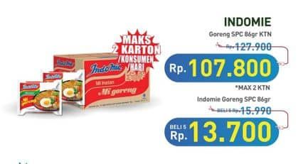 Promo Harga Indomie Mi Goreng Spesial per 40 pcs 85 gr - Hypermart