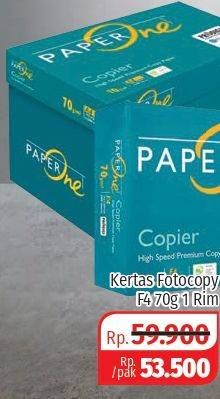 Promo Harga PAPERONE Kertas Copier F4 70 G 500 sheet - Lotte Grosir
