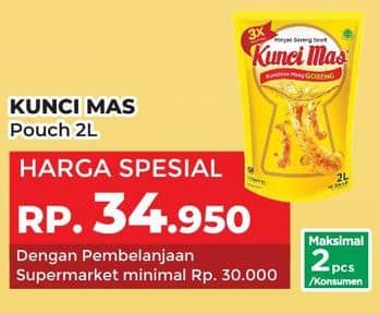 Promo Harga Kunci Mas Minyak Goreng 2000 ml - Yogya